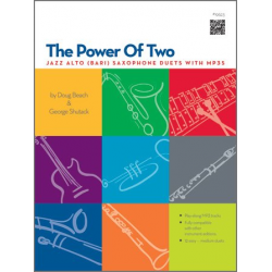 Power Of Two, The - Jazz Alto (Bari) Saxophone Duets With MP3s - Doug Beach