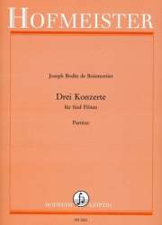 3 Konzerte : für 5 Flöten - Joseph Bodin de Boismortier