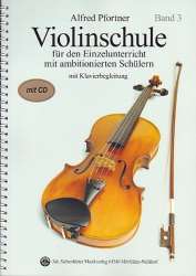 Violinschule für ambitionierte Schüler Band 3 + CD -Alfred Pfortner