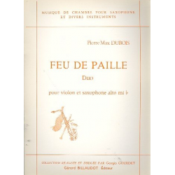 Feu de Paille : pour violon et alto - Pierre Max Dubois