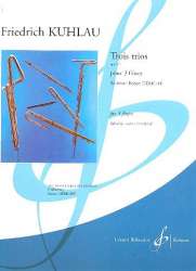 3 trios op.13 : pour 3 flûtes - Friedrich Daniel Rudolph Kuhlau