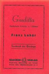 Giuditta : Libretto (dt) - Franz Lehár