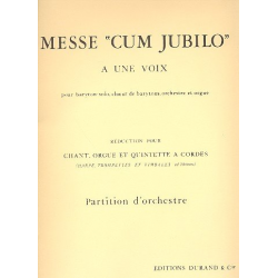 Messe cum jubilo op.11 : pour baryton(s), - Maurice Duruflé