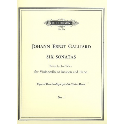 Sonata a minor no.1 : for violoncello - Johann Ernst Galliard