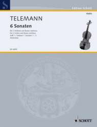 6 Sonaten Band 1 (Nr.1-3) : für - Georg Philipp Telemann