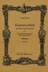 Konzert a-Moll op.7 für Klavier und Orchester : - Clara Schumann