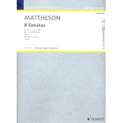 8 Sonaten op.1 Band 2 : - Johann Mattheson
