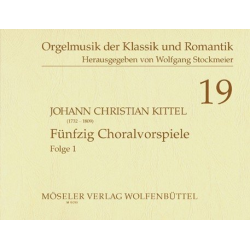 50 Choralvorspiele Band 1 - Johann Christian Kittel