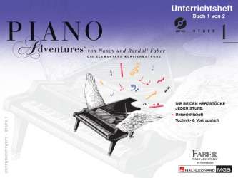 Piano Adventures - Unterrichtsheft Stufe 1 Band 1 (+CD) : - Nancy Faber