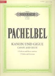 Kanon und Gigue : für 3 Violinen - Johann Pachelbel
