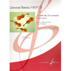 Solo no.1 la majeur du concerto no.13 : pour violon - Giovanni Battista Viotti