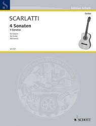 4 Sonaten : für Gitarre - Domenico Scarlatti