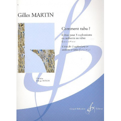 Comment tuba : pour 3 euphoniums - Gilles Martin