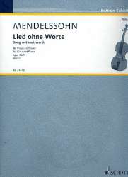 Lied ohne Worte op.30,3 :  für Viola - Felix Mendelssohn-Bartholdy / Arr. Wolfgang Birtel