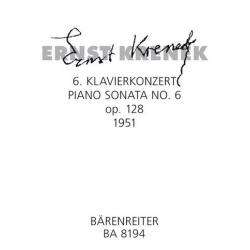 SONATE NR. 6 : FUER KLAVIER - Ernst Krenek