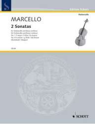 2 Sonaten : für Violoncello und Klavier - Benedetto Marcello