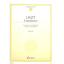 Consolations Nr.1-6 : für Klavier - Franz Liszt