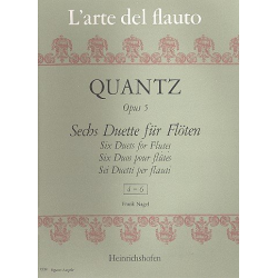 6 Duette op.5 Band 2 (Nr.4-6) : - Johann Joachim Quantz