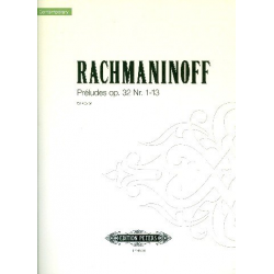Préludes op.32 (Nr-1-13) : - Sergei Rachmaninov (Rachmaninoff)