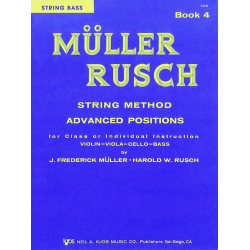 MÜLLER RUSCH - String Method Book 4 : Violin - Frederick J. Müller / Arr. Harold W. Rusch