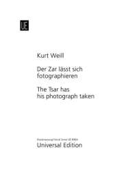 DER ZAR LAESST SICH - Kurt Weill