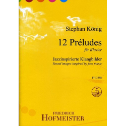 12 Préludes op.186 : für Klavier - Stephan König