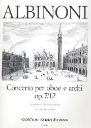 Concerto C-Dur op.7,12 für Oboe - Tomaso Albinoni