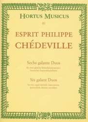 6 galante Duos : für 2 gleiche - Esprit Philippe Chèdeville