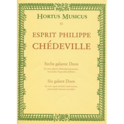 6 galante Duos : für 2 gleiche - Esprit Philippe Chèdeville