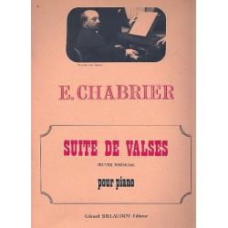 Suite de valses op.posth. : pour piano - Alexis Emmanuel Chabrier