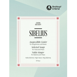 15 ausgewählte Lieder : für hohe - Jean Sibelius