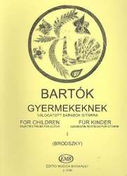 Für Kinder Band 1 für Gitarre - Bela Bartok