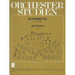 Orchesterstudien Klarinette - Ludwig van Beethoven / Arr. Istvan Szuecs