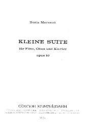 Kleine Suite op.10 : für Flöte, Oboe - Boris Mersson