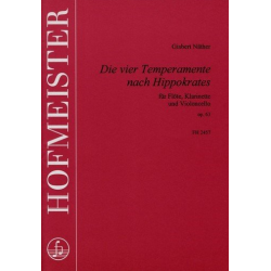 Die vier Temperamente nach Hippokrates -Gisbert Näther