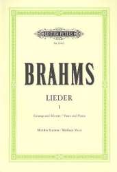 Lieder Band 1 : für mittlere - Johannes Brahms