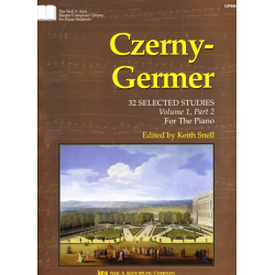 Czerny-Germer: 32 ausgewählte Studien - Band 1, Teil 2 / 32 Selected Studies - Book 1, Part 2 -Carl Czerny / Arr.Heinrich Germer