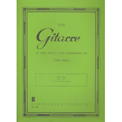 Trio op.71 : für 3 Gitarren - Francesco Giovanni Giuliani / Arr. Heinrich Albert