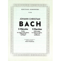 3 Märsche in Es-Dur : - Johann Christian Bach