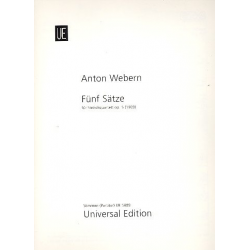 5 Sätze op.5 : für - Anton von Webern