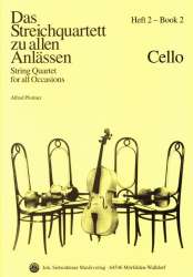 Das Streichquartett zu allen Anlässen Band 2 - Violoncello -Alfred Pfortner