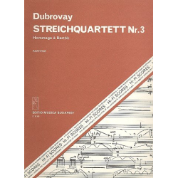 Streichquartett Nr.3 : - László Dubrovay