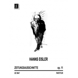Zeitungsausschnitte op.11 : für - Hanns Eisler