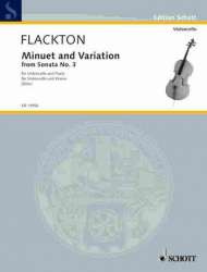 Menuett und variation aus der - William Flackton