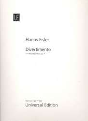 Divertimento op.4 : für Flöte, - Hanns Eisler
