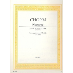 Nocturne g-Moll op.37,1 : - Frédéric Chopin