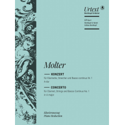 Konzert A-Dur Nr.1 für - Johann Melchior Molter / Arr. Michael Obst