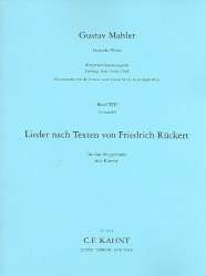 Lieder nach Texten von Friedrich - Gustav Mahler