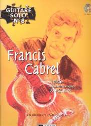 11 pièces (+CD) : pour guitare - Francis Cabrel
