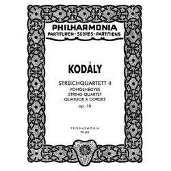 Streichquartett Es-Dur Nr.2 op.10 - Zoltán Kodály